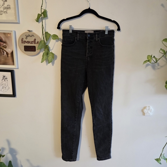 Everlane Denim - Everland The High Rise Black Skinny Jeans